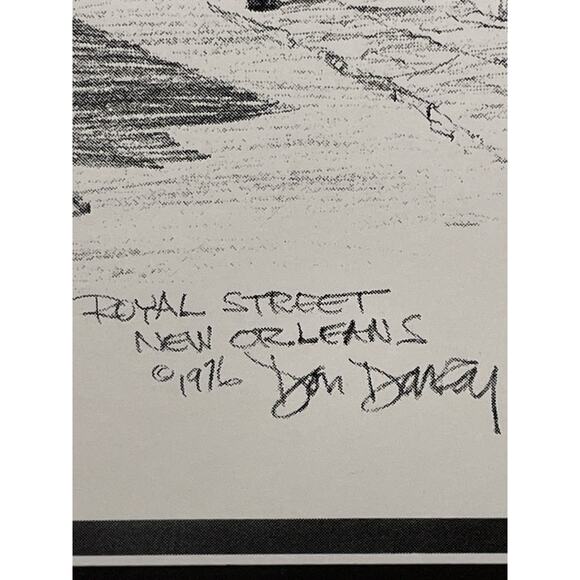 Vintage 1976 Royal Street Preservation Hall New Orleans Don Davey Postcards - Picture 6 of 10